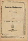 DEUTSCHES WOCHENSCHACH / 1907 vol 23, no 17